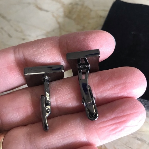 Cuff Links gunmetal color - Picture 4 of 4